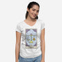 Libra Card-Womens-V-Neck-Tee-Maria