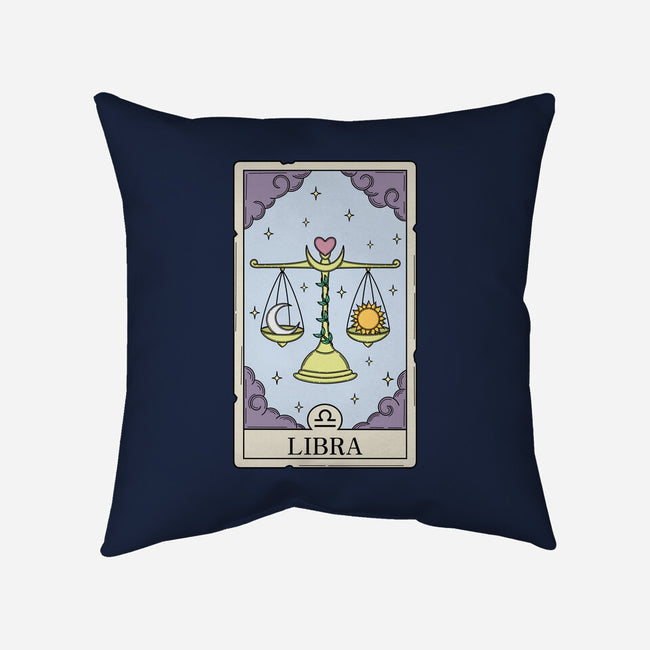 Libra Card-None-Removable Cover w Insert-Throw Pillow-Maria