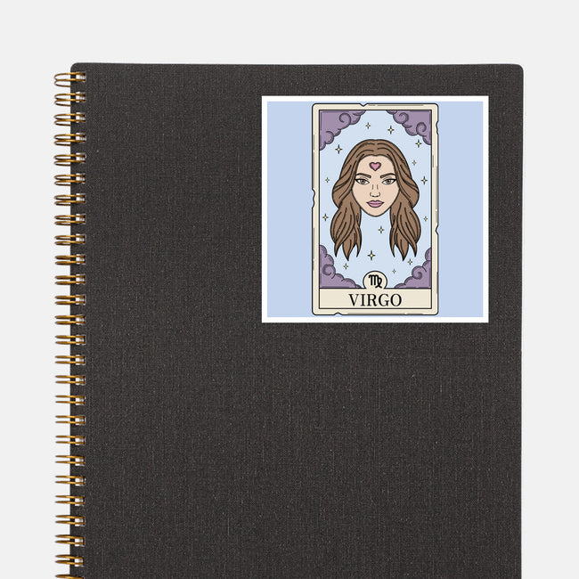 Virgo Card-None-Glossy-Sticker-Maria