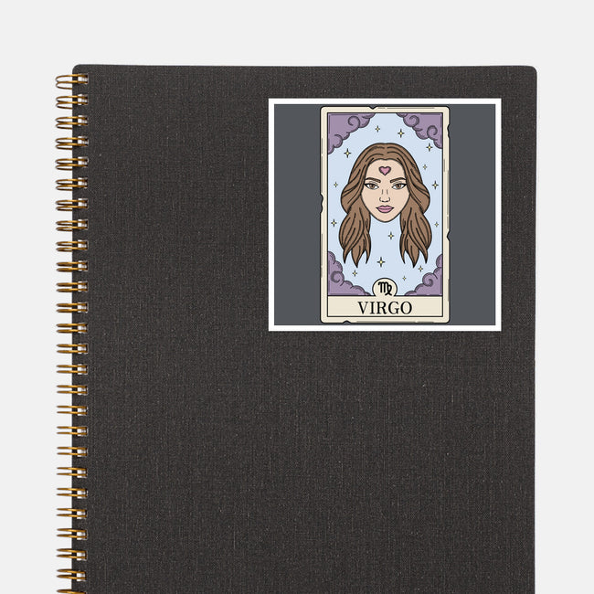 Virgo Card-None-Glossy-Sticker-Maria