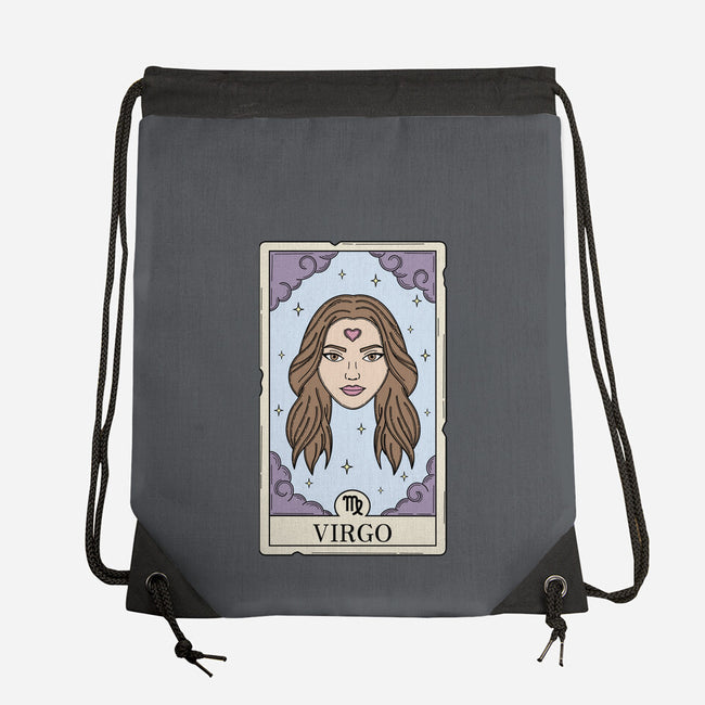 Virgo Card-None-Drawstring-Bag-Maria