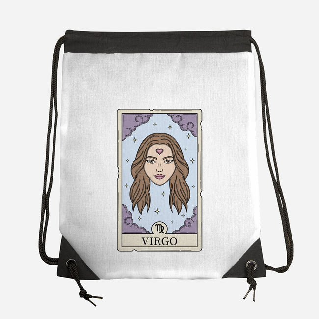 Virgo Card-None-Drawstring-Bag-Maria