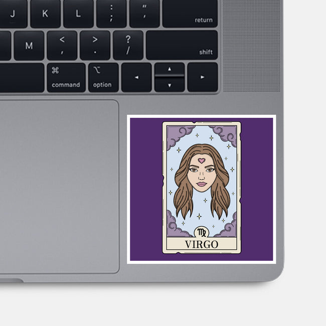 Virgo Card-None-Glossy-Sticker-Maria