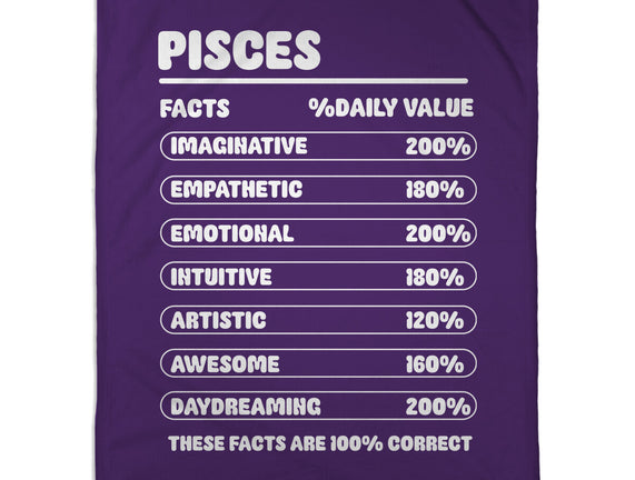 Pisces Facts Chart