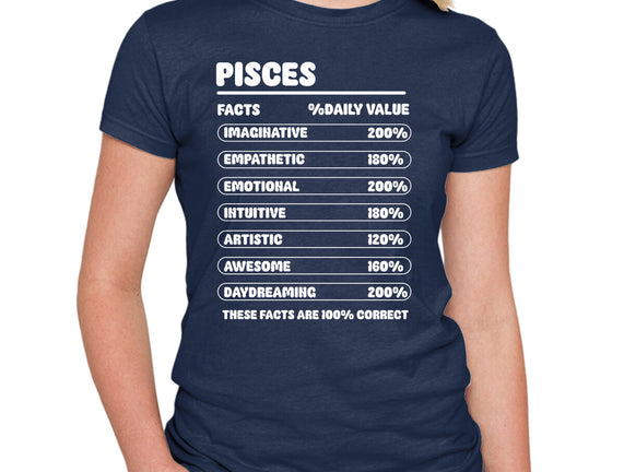 Pisces Facts Chart