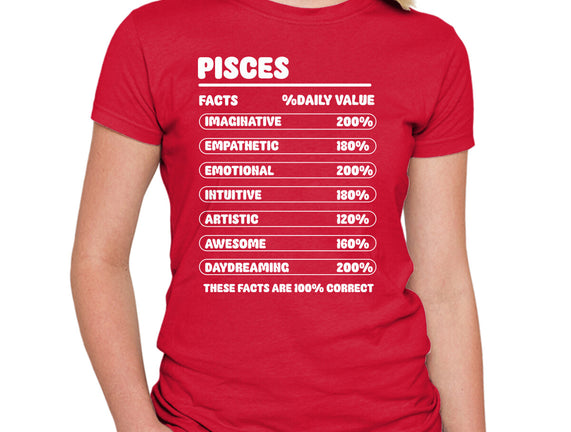 Pisces Facts Chart