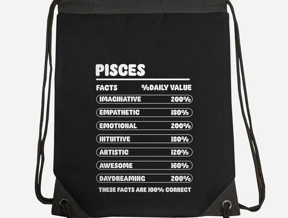 Pisces Facts Chart
