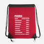 Pisces Facts Chart-None-Drawstring-Bag-MaxoArt