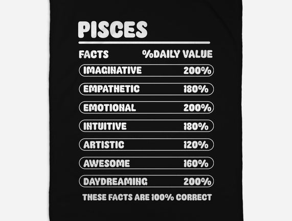 Pisces Facts Chart