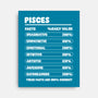 Pisces Facts Chart-None-Stretched-Canvas-MaxoArt