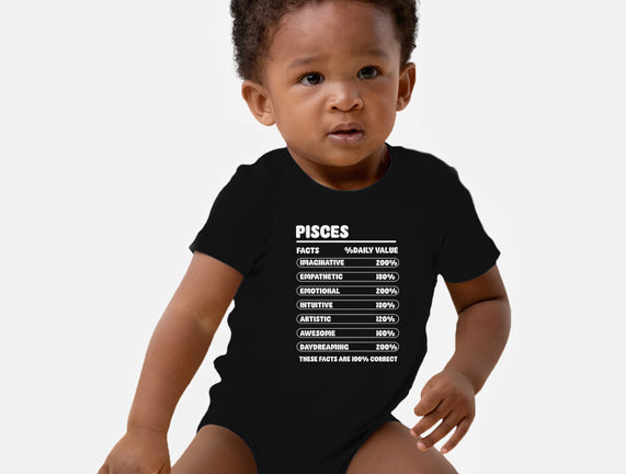 Pisces Facts Chart