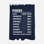 Pisces Facts Chart-None-Polyester-Shower Curtain-MaxoArt