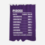 Pisces Facts Chart-None-Polyester-Shower Curtain-MaxoArt