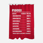 Pisces Facts Chart-None-Polyester-Shower Curtain-MaxoArt