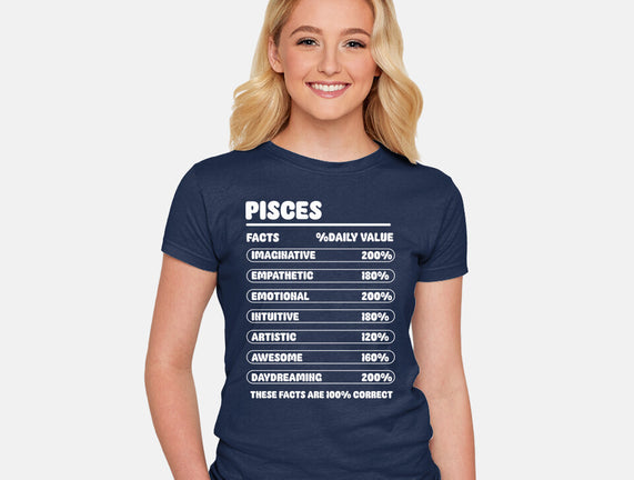 Pisces Facts Chart