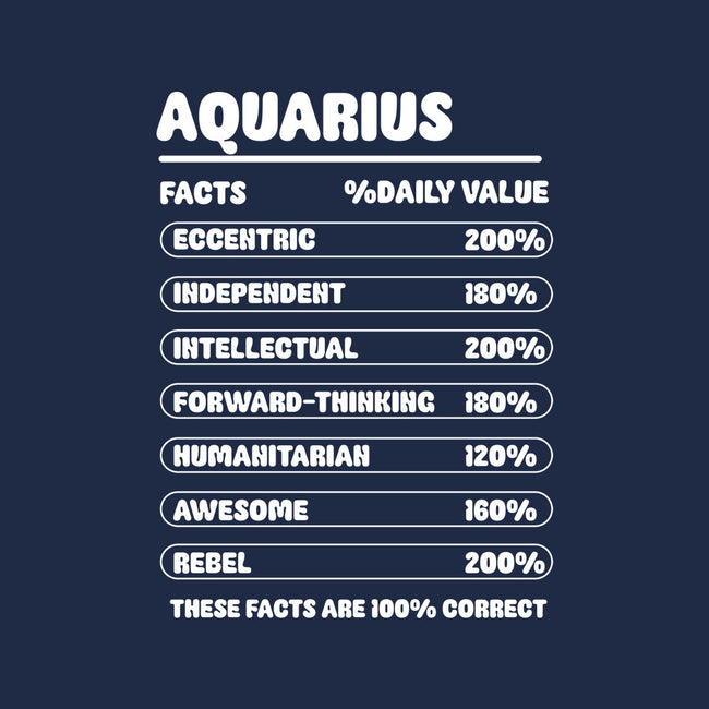 Aquarius Facts Chart-Mens-Heavyweight-Tee-MaxoArt