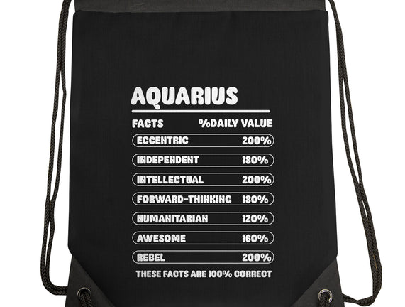 Aquarius Facts Chart