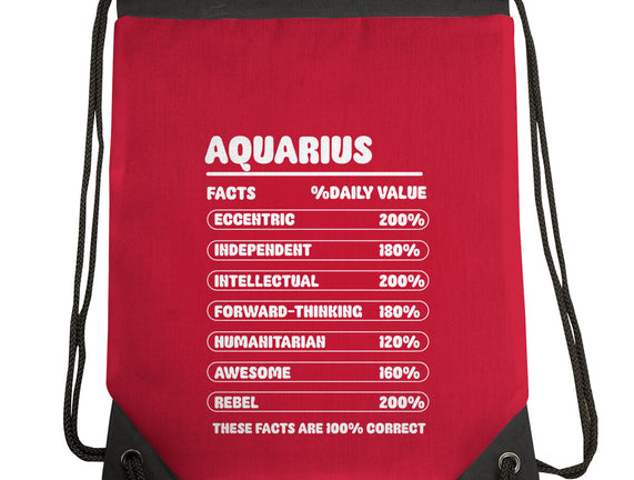 Aquarius Facts Chart