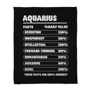 Aquarius Facts Chart