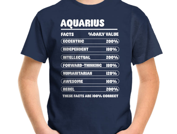 Aquarius Facts Chart