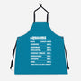 Aquarius Facts Chart-Unisex-Kitchen-Apron-MaxoArt