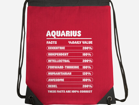 Aquarius Facts Chart