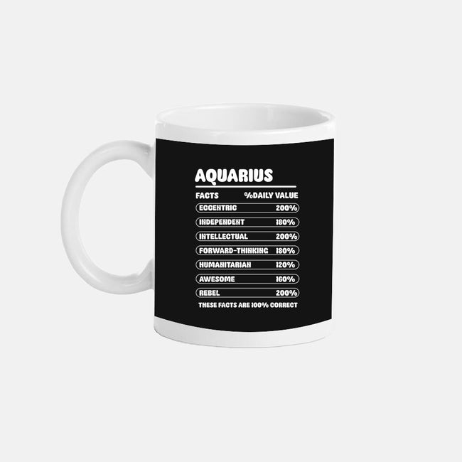 Aquarius Facts Chart-None-Mug-Drinkware-MaxoArt