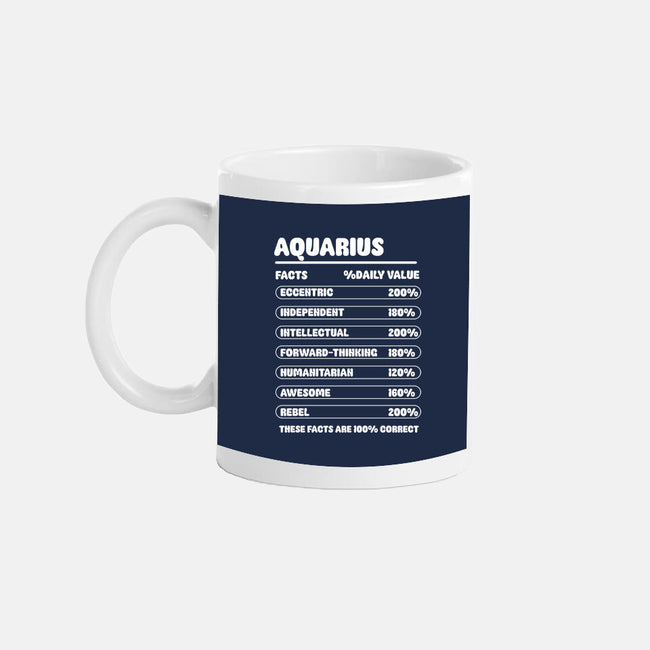 Aquarius Facts Chart-None-Mug-Drinkware-MaxoArt