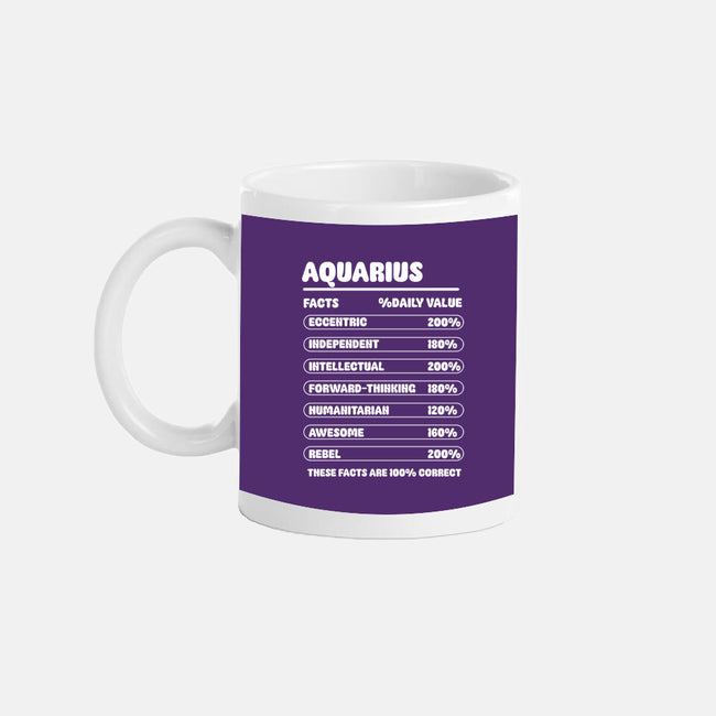 Aquarius Facts Chart-None-Mug-Drinkware-MaxoArt