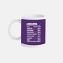 Aquarius Facts Chart-None-Mug-Drinkware-MaxoArt