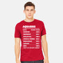 Aquarius Facts Chart-Mens-Heavyweight-Tee-MaxoArt