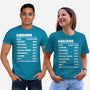 Aquarius Facts Chart-Unisex-Basic-Tee-MaxoArt