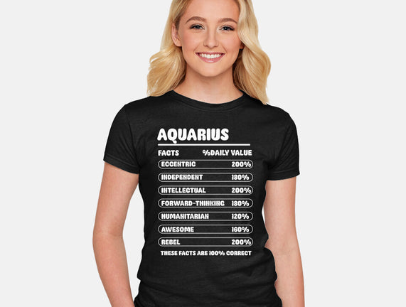 Aquarius Facts Chart