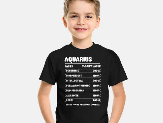 Aquarius Facts Chart