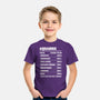 Aquarius Facts Chart-Youth-Basic-Tee-MaxoArt