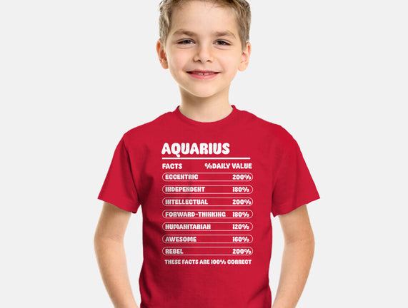 Aquarius Facts Chart