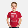 Aquarius Facts Chart-Youth-Basic-Tee-MaxoArt