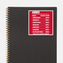 Aries Facts Chart-None-Glossy-Sticker-MaxoArt