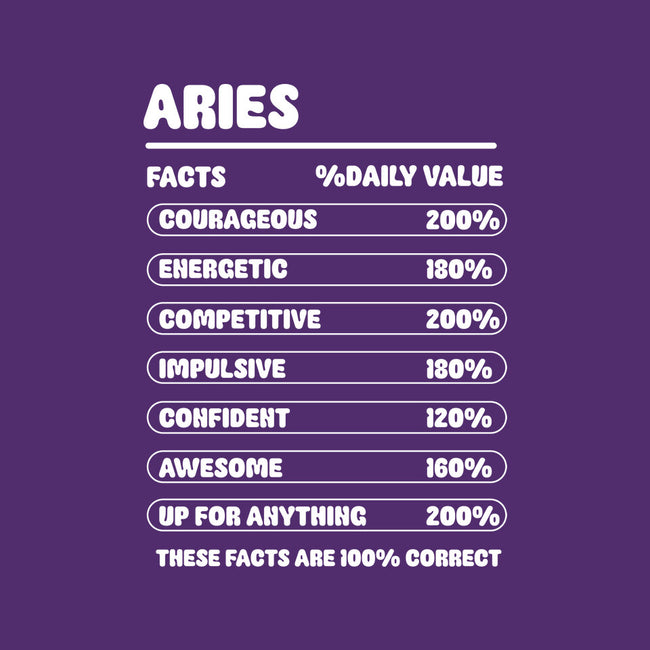 Aries Facts Chart-None-Adjustable Tote-Bag-MaxoArt