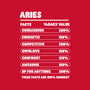 Aries Facts Chart-Mens-Premium-Tee-MaxoArt