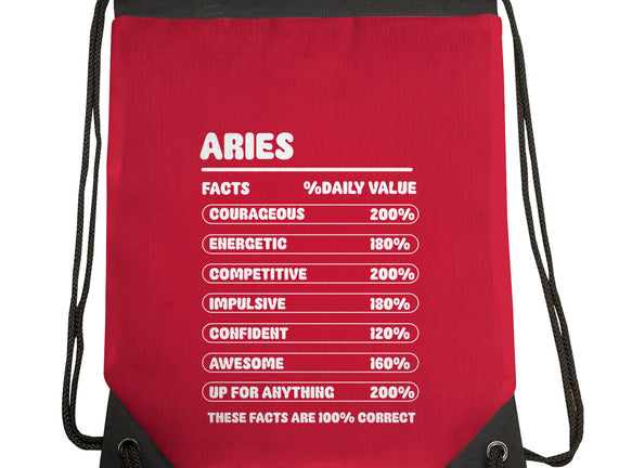 Aries Facts Chart