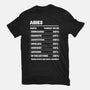 Aries Facts Chart-Mens-Heavyweight-Tee-MaxoArt
