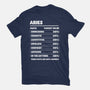 Aries Facts Chart-Mens-Heavyweight-Tee-MaxoArt
