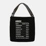 Aries Facts Chart-None-Adjustable Tote-Bag-MaxoArt