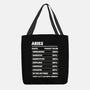 Aries Facts Chart-None-Basic Tote-Bag-MaxoArt