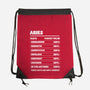 Aries Facts Chart-None-Drawstring-Bag-MaxoArt