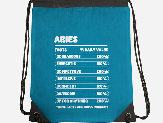 Aries Facts Chart