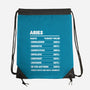 Aries Facts Chart-None-Drawstring-Bag-MaxoArt