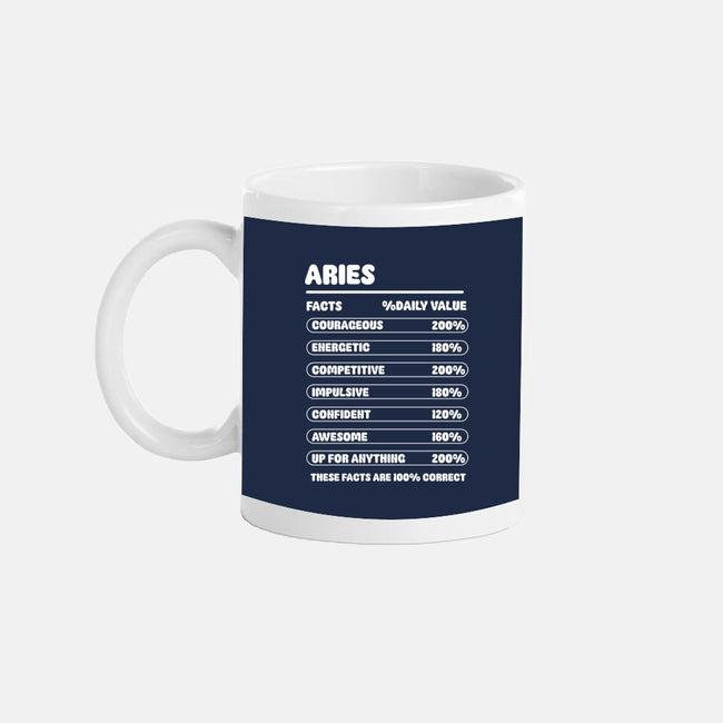 Aries Facts Chart-None-Mug-Drinkware-MaxoArt