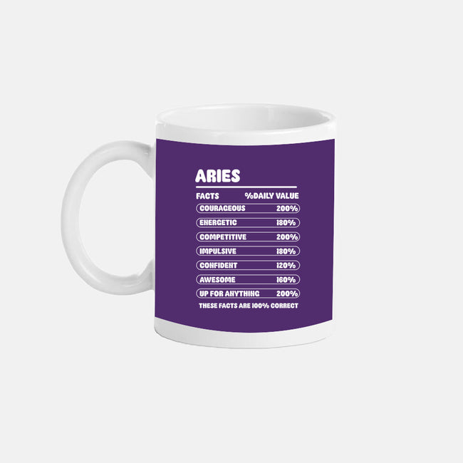 Aries Facts Chart-None-Mug-Drinkware-MaxoArt